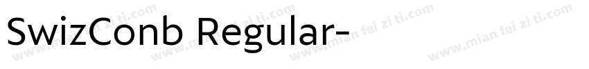 SwizConb Regular字体转换